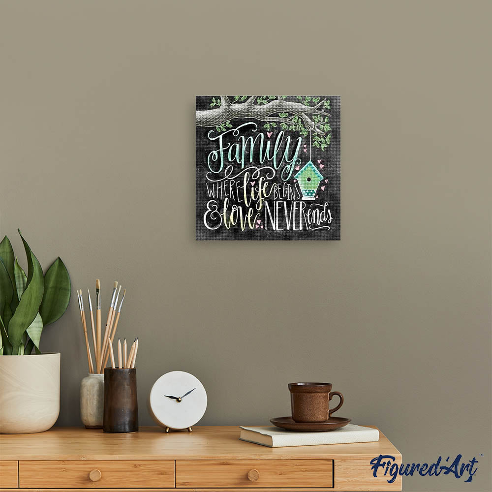 Diamond Painting - Family Tree