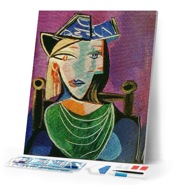 Diamond Painting | Diamond Painting - Picasso | Diamond Painting Famous Paintings famous paintings picasso | FiguredArt
