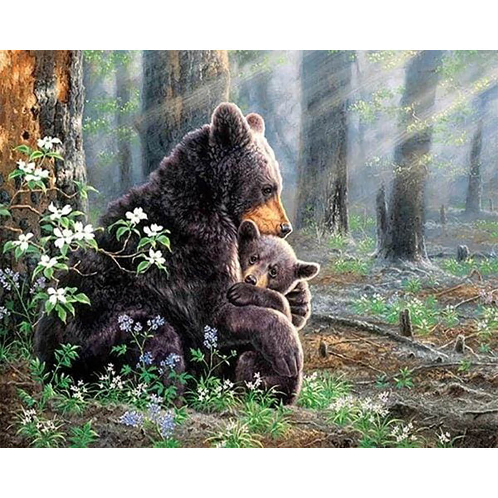 Diamond Painting - Bear Family