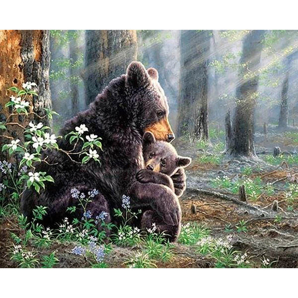 Diamond Painting - Bear Family