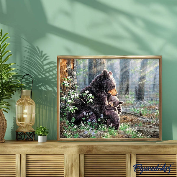 Diamond Painting - Bear Family