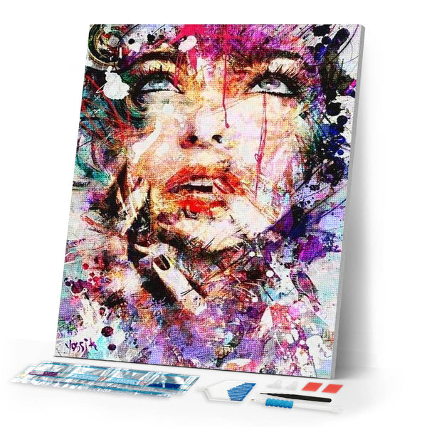 Diamond Painting | Diamond Painting - Face of Womens Design | Diamond Painting Discover the World discover the world | FiguredArt