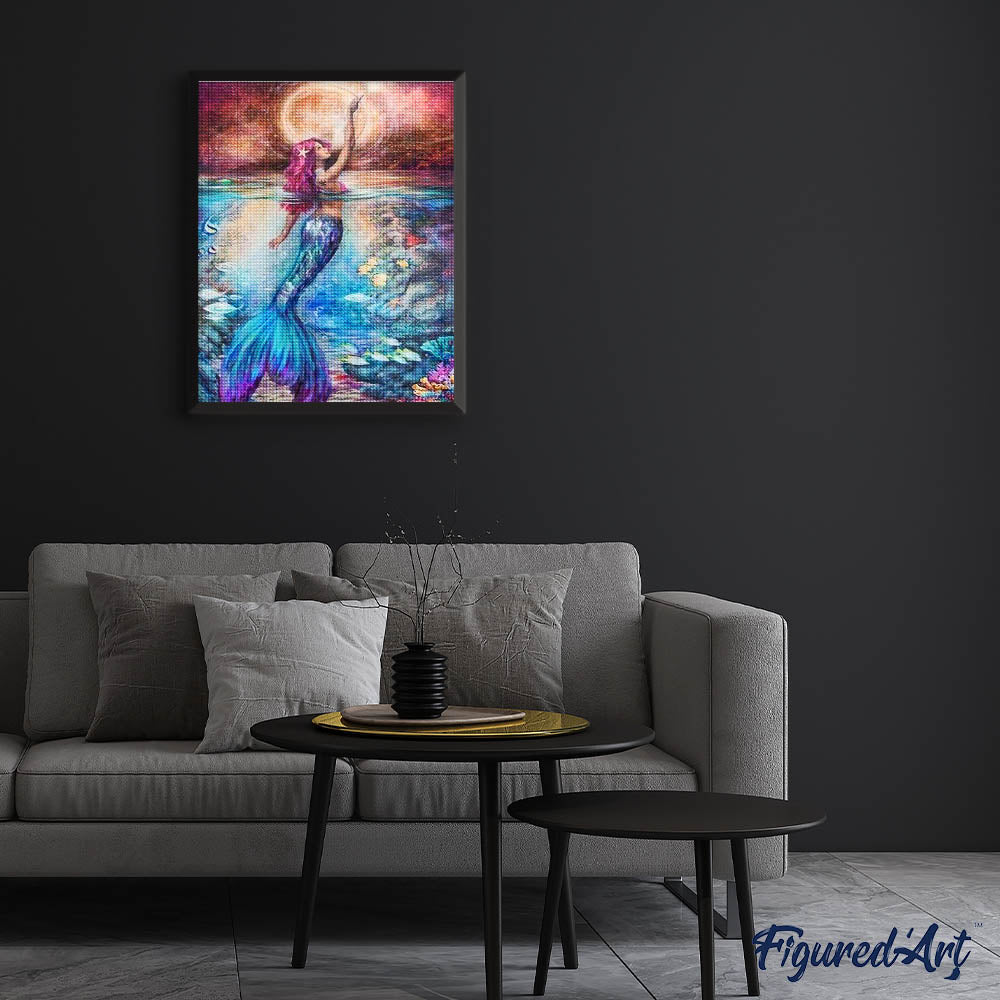 Diamond Painting - Mermaid in the sea – Figured'Art
