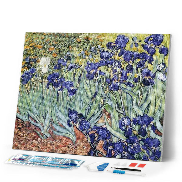 Diamond Painting | Diamond Painting - Van Gogh Flowers | Diamond Painting Famous Paintings famous paintings flowers van gogh | FiguredArt