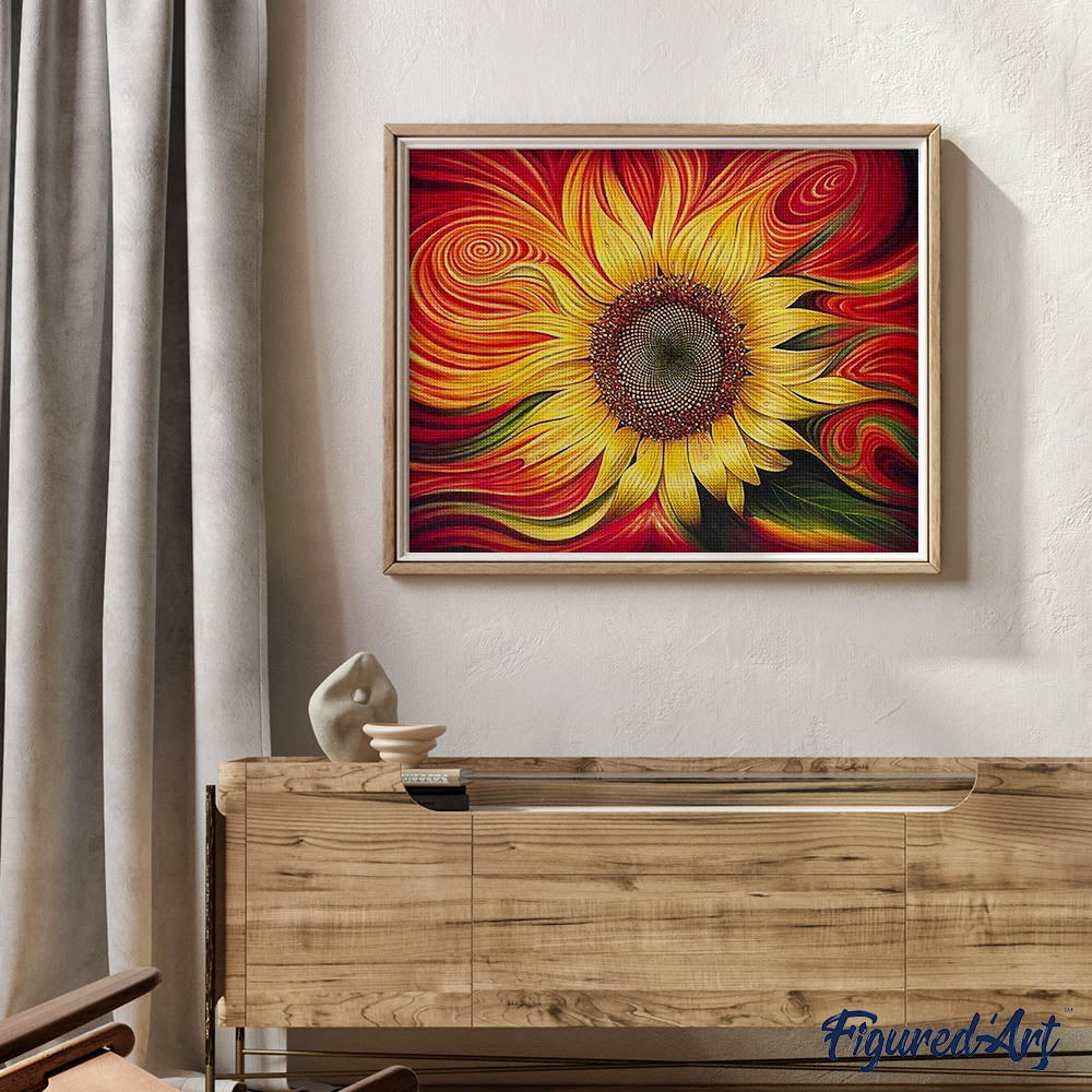 Diamond Painting - Sunflower Design