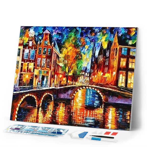 Diamond Painting | Diamond Painting - Amsterdam | cities Diamond Painting Cities | FiguredArt