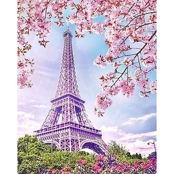 Diamond Painting - Eiffel Tower in Spring