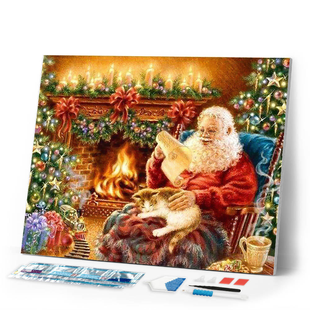 Diamond Painting | Diamond Painting - Letter to Santa | christmas Diamond Painting Religion religion | FiguredArt