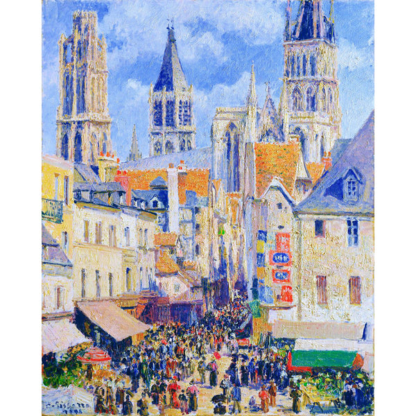 Diamond Painting - Rue de l'Epicerie, Rouen - Camille Pissarro