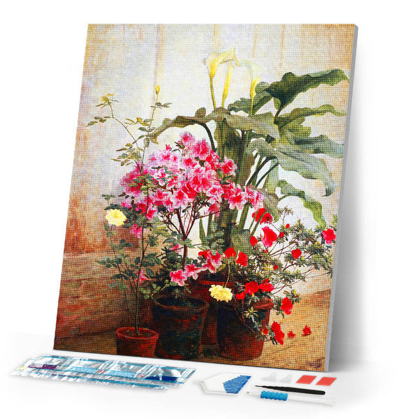 Diamond Painting - Side of a Greenhouse - George Cochran Lambdin