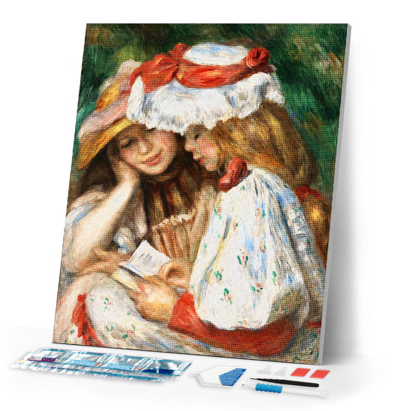 Diamond Painting - Young girls reading - Renoir