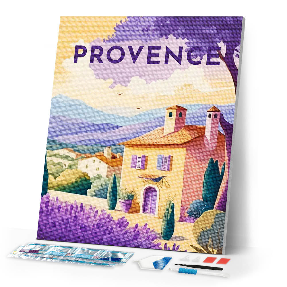 Diamond Painting - Travel Poster Provence