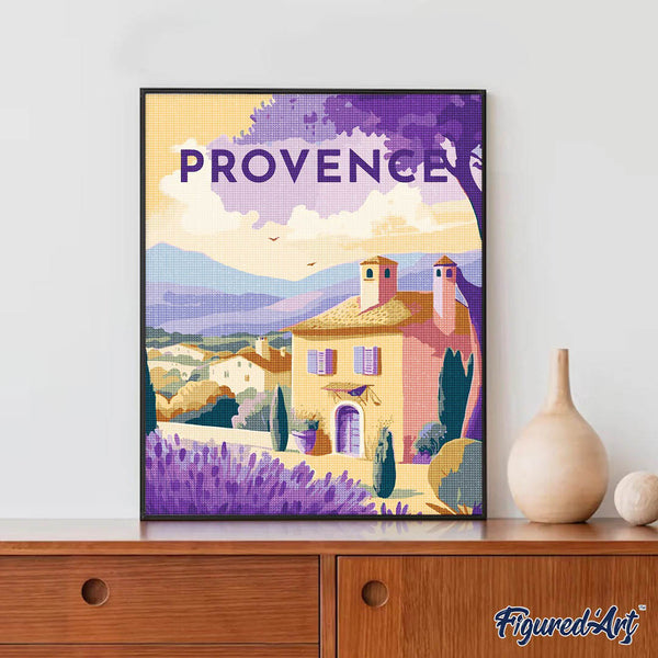 Diamond Painting - Travel Poster Provence