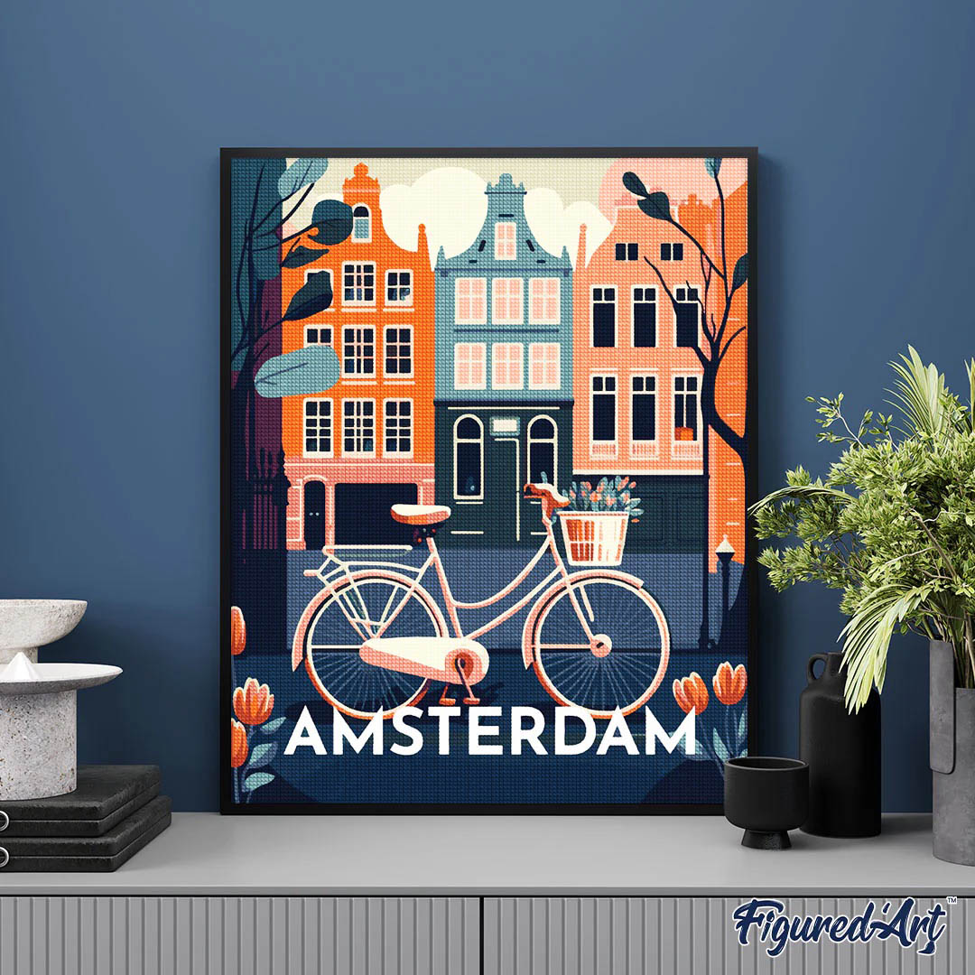 Diamond Painting - Travel Poster Amsterdam