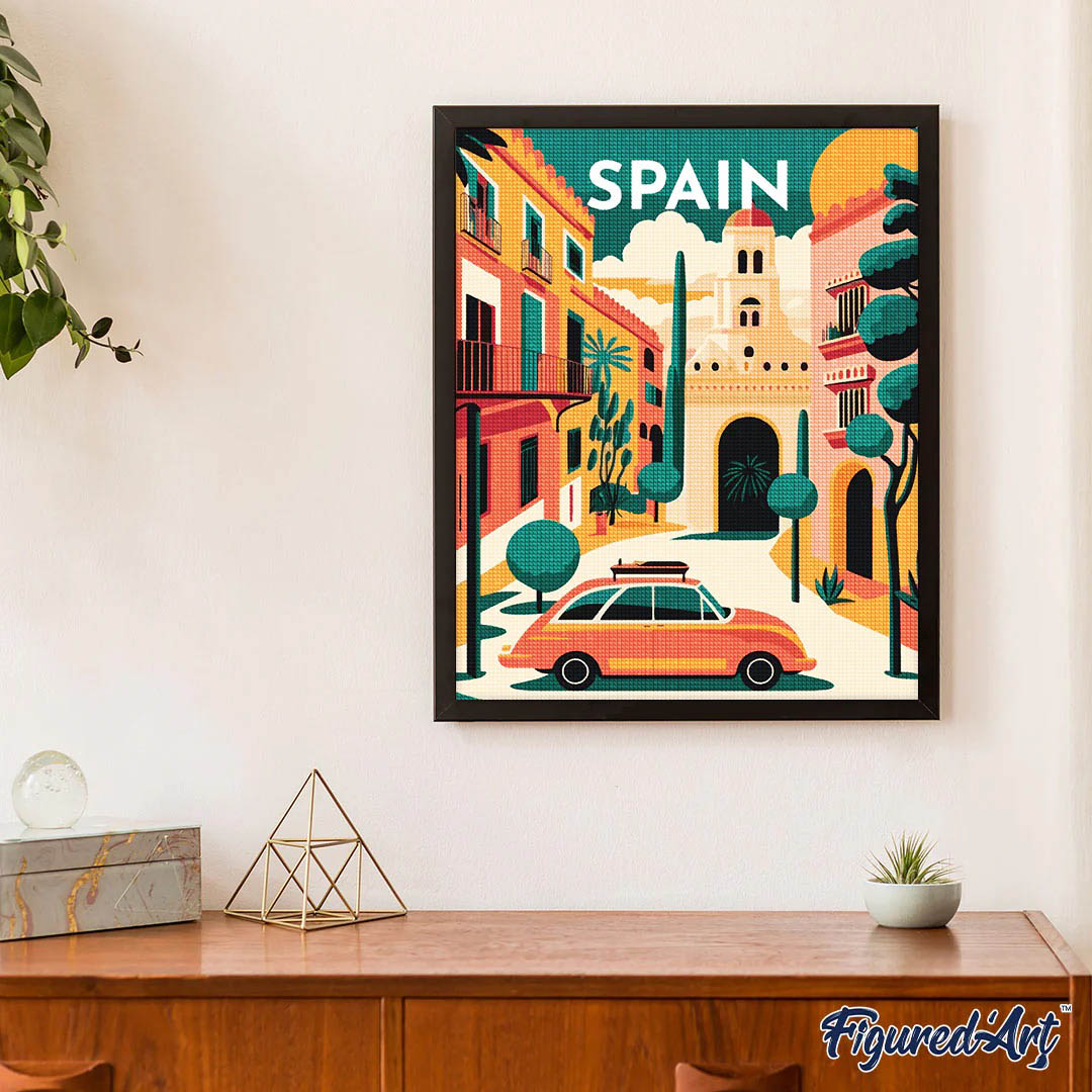 Diamond Painting - Travel Poster Seville