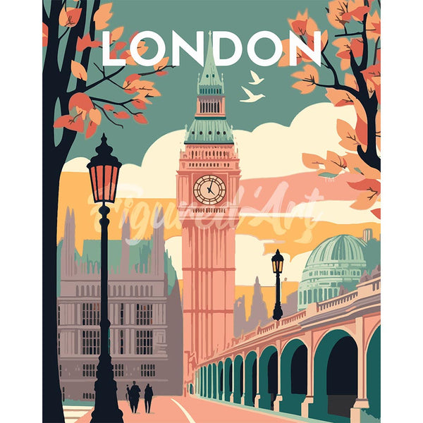 Diamond Painting - Travel Poster London 2