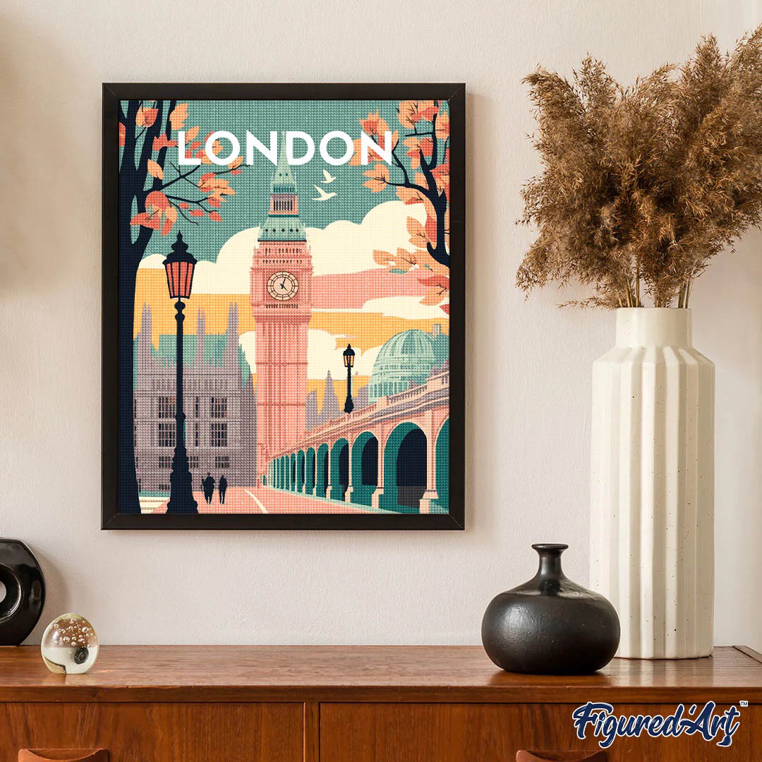Diamond Painting - Travel Poster London 2