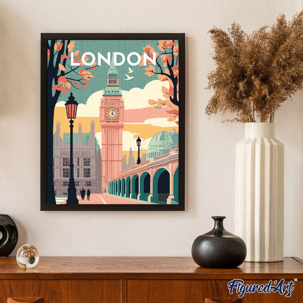 Diamond Painting - Travel Poster London 2