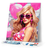 Diamond Painting - Pink Balloons and the Diva