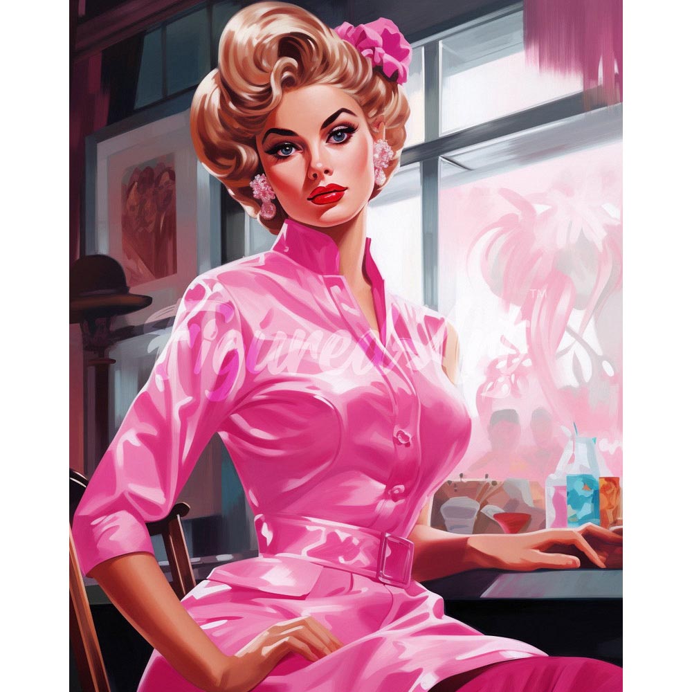 Diamond Painting - Vintage Pink Diva