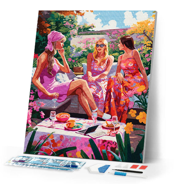 Diamond Painting - Garden Gossip Girls