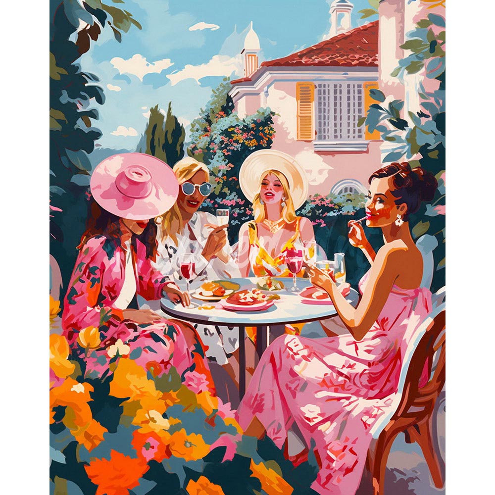 Diamond Painting - Divas' Pink Garden Party
