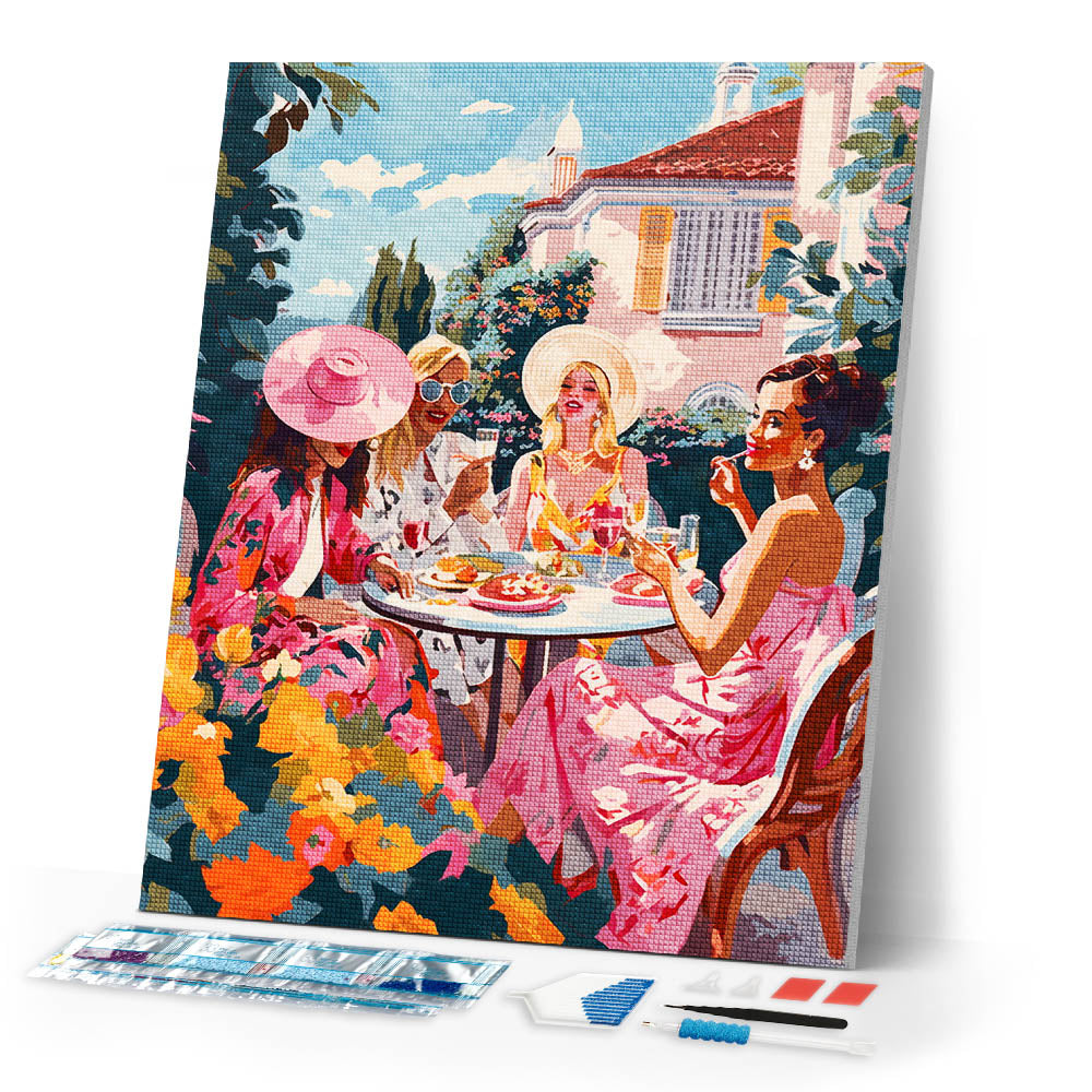 Diamond Painting - Divas' Pink Garden Party