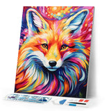Diamond Painting - Colorful Abstract Fox