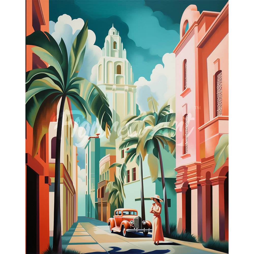 Diamond Painting - Cuba Art Deco