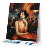 Diamond Painting - Art Deco Woman in a Club