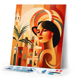 Diamond Painting - Art Deco Woman in Cuba