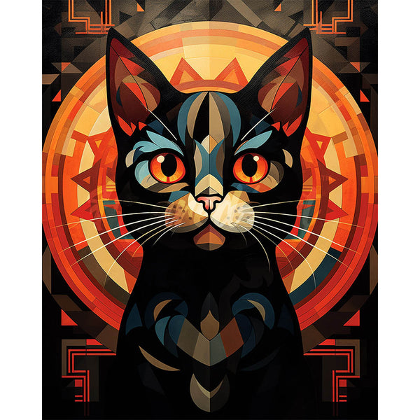 Diamond Painting - Art Deco Black Cat