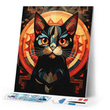 Diamond Painting - Art Deco Black Cat