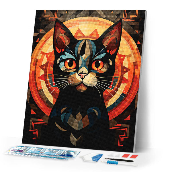 Diamond Painting - Art Deco Black Cat
