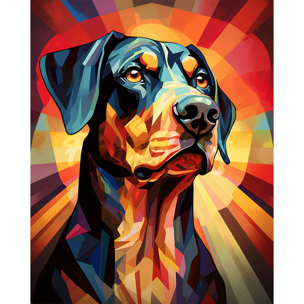 Diamond Painting - Art Deco Dog