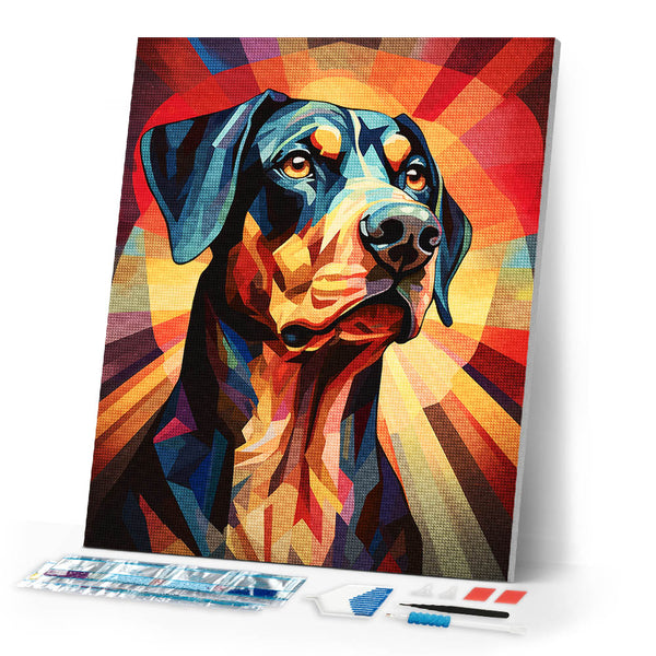 Diamond Painting - Art Deco Dog