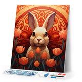 Diamond Painting - Rabbit Art Deco