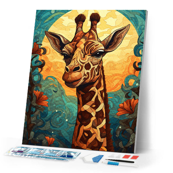 Diamond Painting - Giraffe Art Deco
