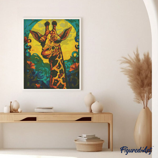 Diamond Painting - Giraffe Art Deco