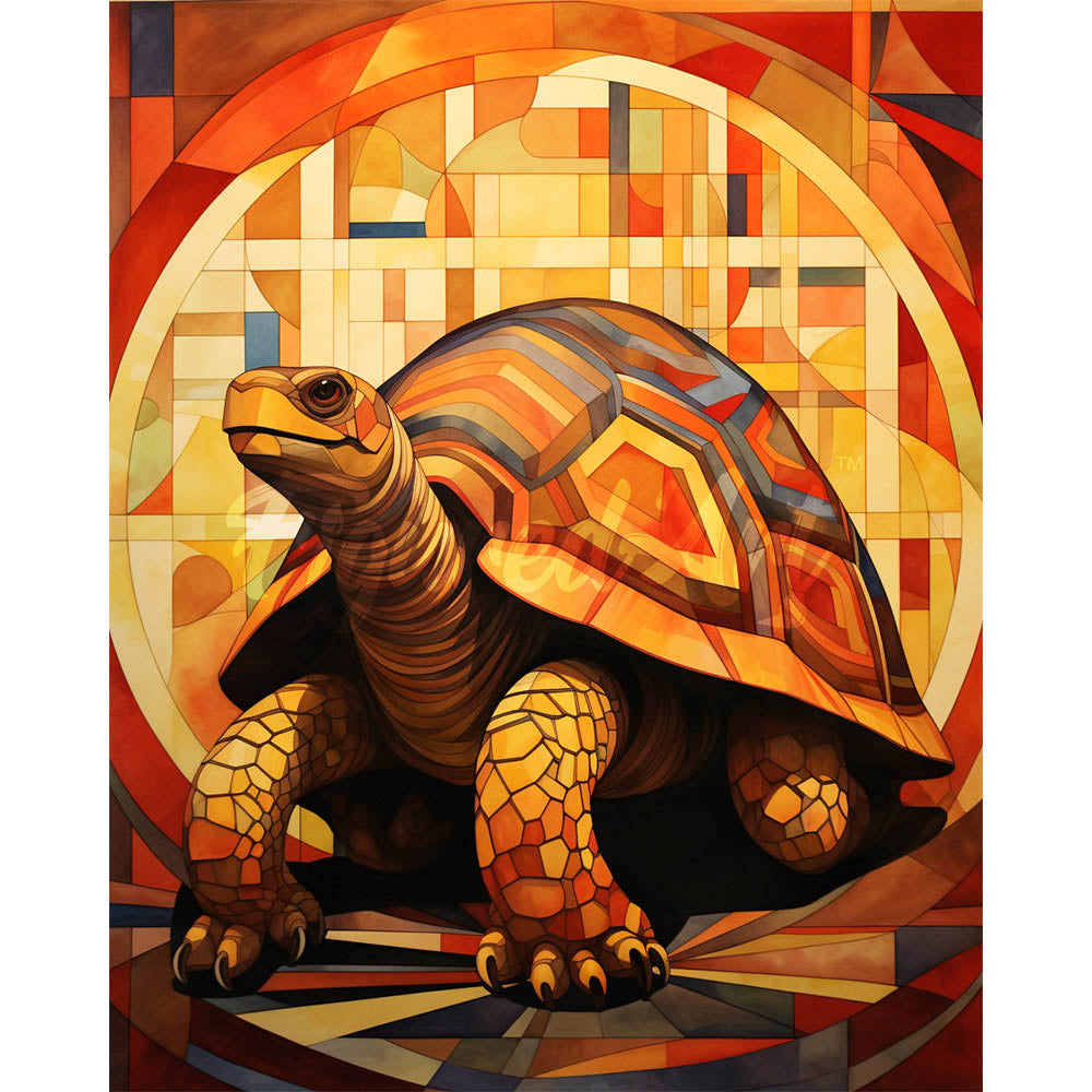 Diamond Painting - Tortoise Art Deco