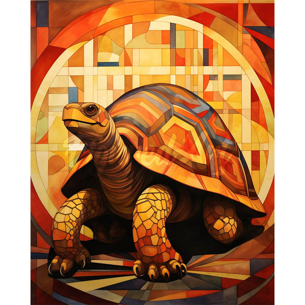 Diamond Painting - Tortoise Art Deco