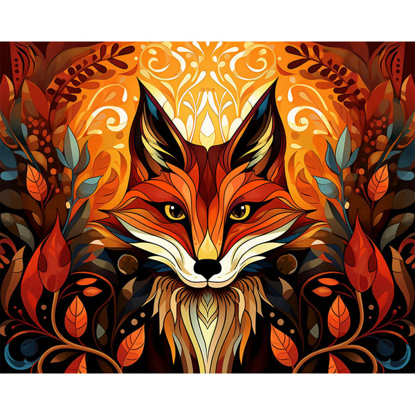 Diamond Painting - Fox Art Deco