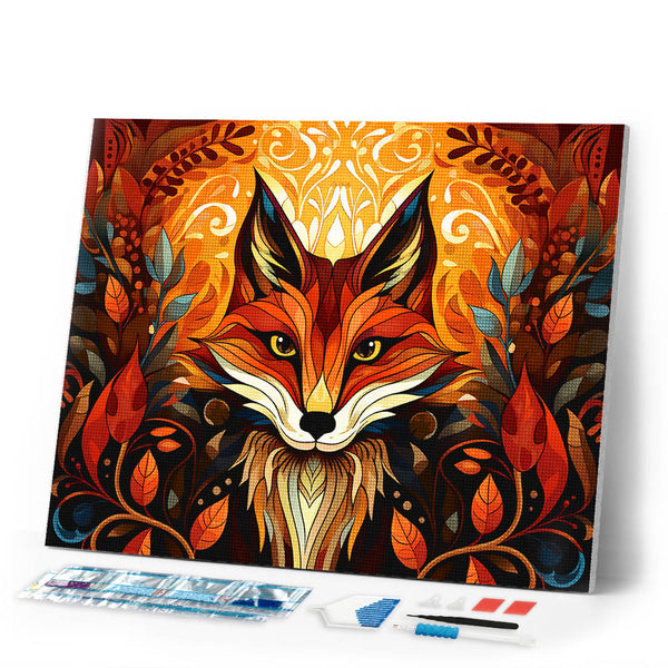 Diamond Painting - Fox Art Deco
