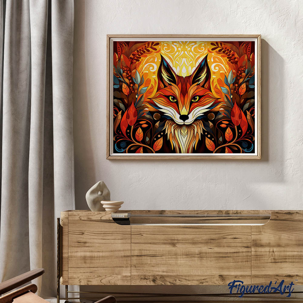 Diamond Painting - Fox Art Deco