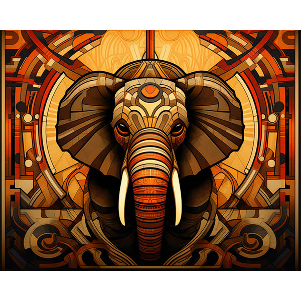 Diamond Painting - Elephant Art Deco
