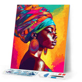 Diamond Painting - Vivid African Lady