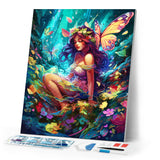 Diamond Painting - Fairy and Butterflies