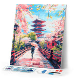 Diamond Painting - Kyoto in Bloom