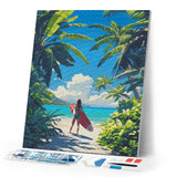 Diamond Painting - Tropical Surfing Paradise