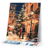 Diamond Painting - Christmas Couple in the City